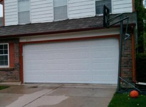 White Insulated Steel, traditional style garage door