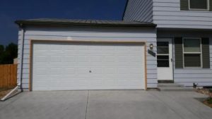 New Non-Insulated Steel garage door
